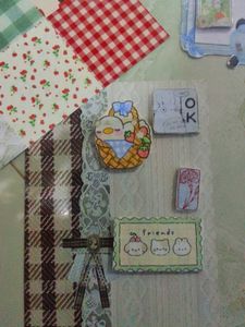 savana keychain with handmade photocard ꒰⑅ᵕ༚ᵕ꒱˖