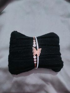 Kiyu Ziyu Branded,Anti Tarnish, Butterfly Handcuff, With Ad Stone