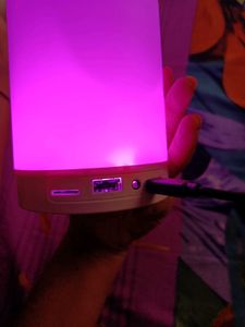 Bluetooth Speaker with Color Changing LED Lamp