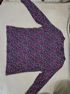 Floral Print Long Sleeve Top