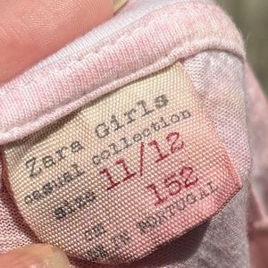 vintage Pink Zara California Heart Graphic Tee
