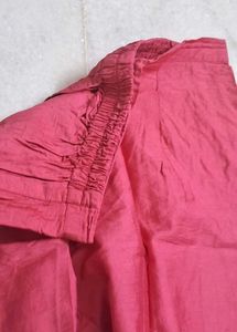 Pink &amp; Beige Ethnic Kurta Set