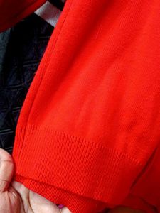 Classic Red Cardigan