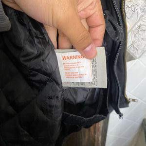 Dakota Hooded Black Jacket