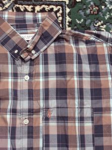 Men's Plaid Button-Down Shirt