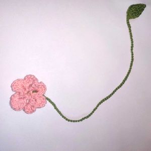 Crochet Flower Bookmark