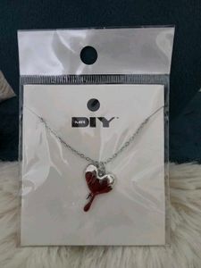 mr diy Korean style Heart Necklace