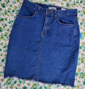 Denim Mini Skirt