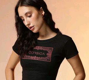 Cropped Graphic Tee