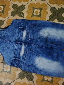 Stylish Blue Denim Overalls
