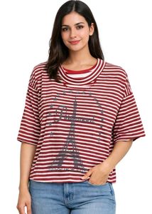 Striped Kids Top & Bottom Set