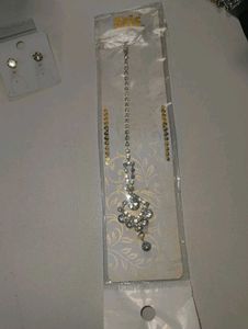 Jewellery Set - Maang Tikka &amp; Earrings