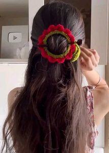 Handmade Crochet Flower Hair Stick Accessories