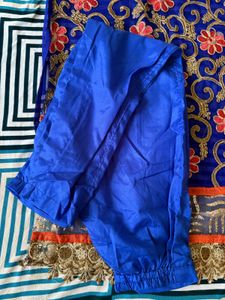 Pakistani Royal Blue Embroidered Ethnic Suit Set –
