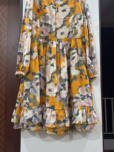 Floral Print A-line Dress