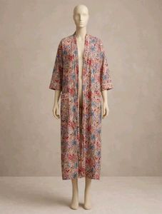 Floral Print Robe