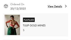 Suta bombay Tulip gold mines blouse
