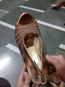 Sparkly Wedge Sandals for Women