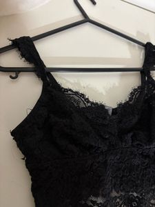 Black Lace Cami Top