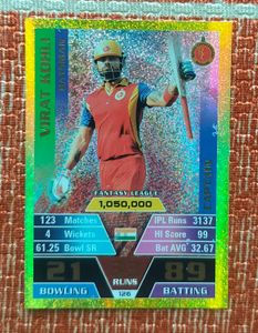Virat Kohli Gold Card