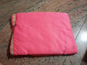 Pink Saree with Embellished Border