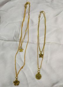 Combo Double Layer Chain Pendant