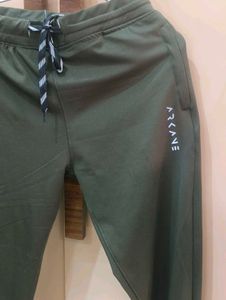 Men's Olive Green Track Pants