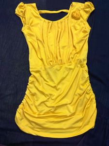 Yellow Casual Dress