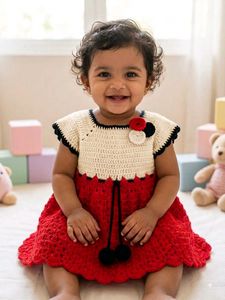Handmade Crochet Baby Dress