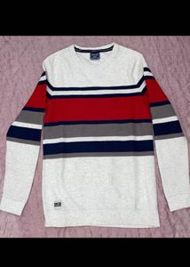 Men's Striped Knit Sweater