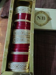 Red & golden Bridal Bangles