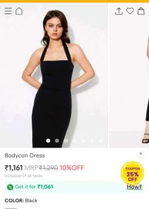 Black Bodycon Dress