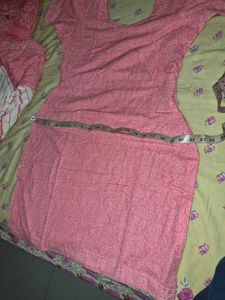 strawberry color suit