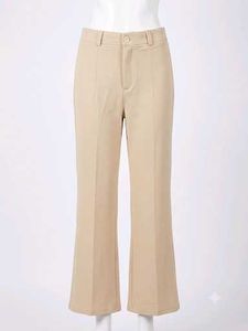 Women's Beige Flared Pants