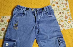 Blue Cargo Jeans