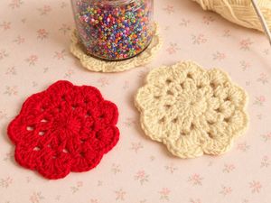 Crochet coasters pack of 6