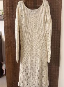 HNM Cream Knit Dress