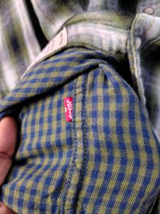 Levi's double side checked shirt