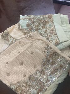 Embellished Choli Kurta Palazzo Set