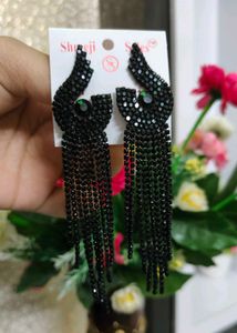 Elegant Black Beaded Jewellery Set