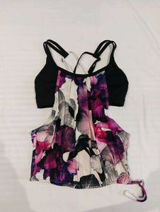 Floral Sporty Activewear Top