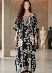Black & White Print KAFTAN
