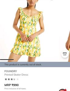 Cute Lemon Print Summer Dress