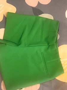 Vibrant Green Skort