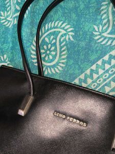 Lino Perros Chic Black Tote Bag