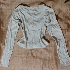 Long Sleeve Butterfly Graphic Top