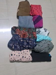 Assorted Dupattas - Set of 11