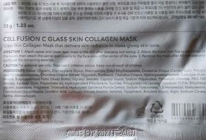 Cell Fusion C Glass Skin Collagen Mask