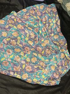 Floral Print Ethnic Skirt
