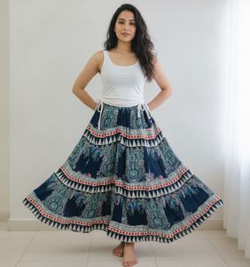 Paisley Odyssey Maxi Skirt
